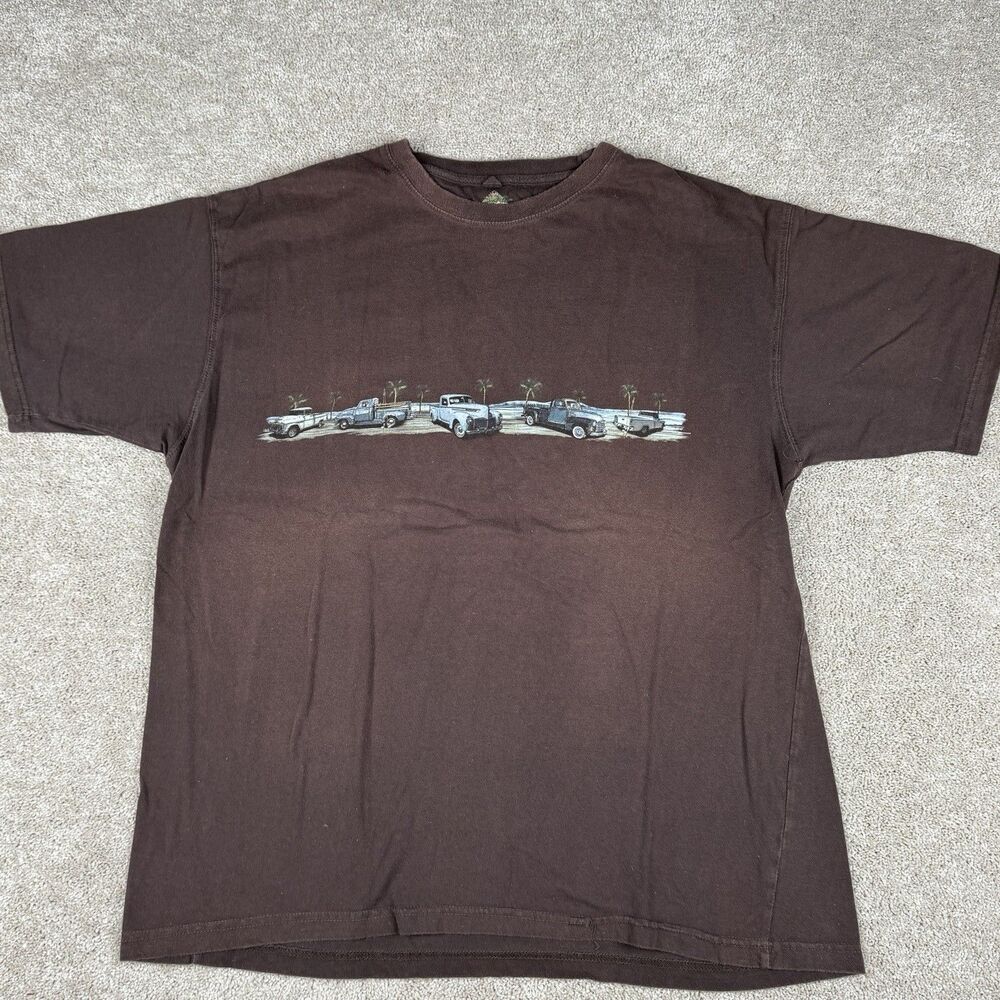 LOT OF 2 Newport Blue TShirts Motorcycle Classic Cars Y2K VTG Graphic Mens 2XL - Picture 5 of 13